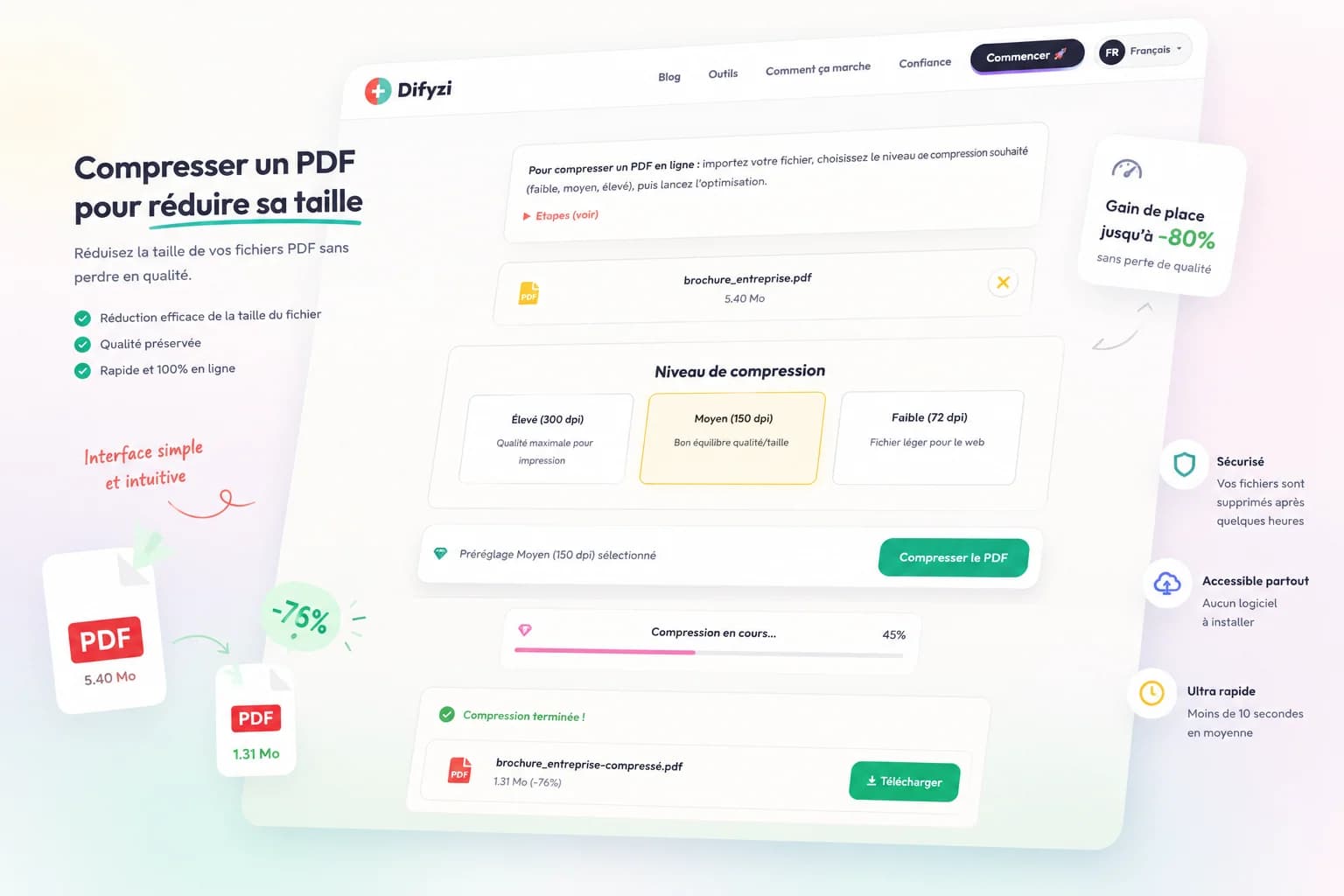 Comment compresser un PDF sans perdre en qualité : le guide complet