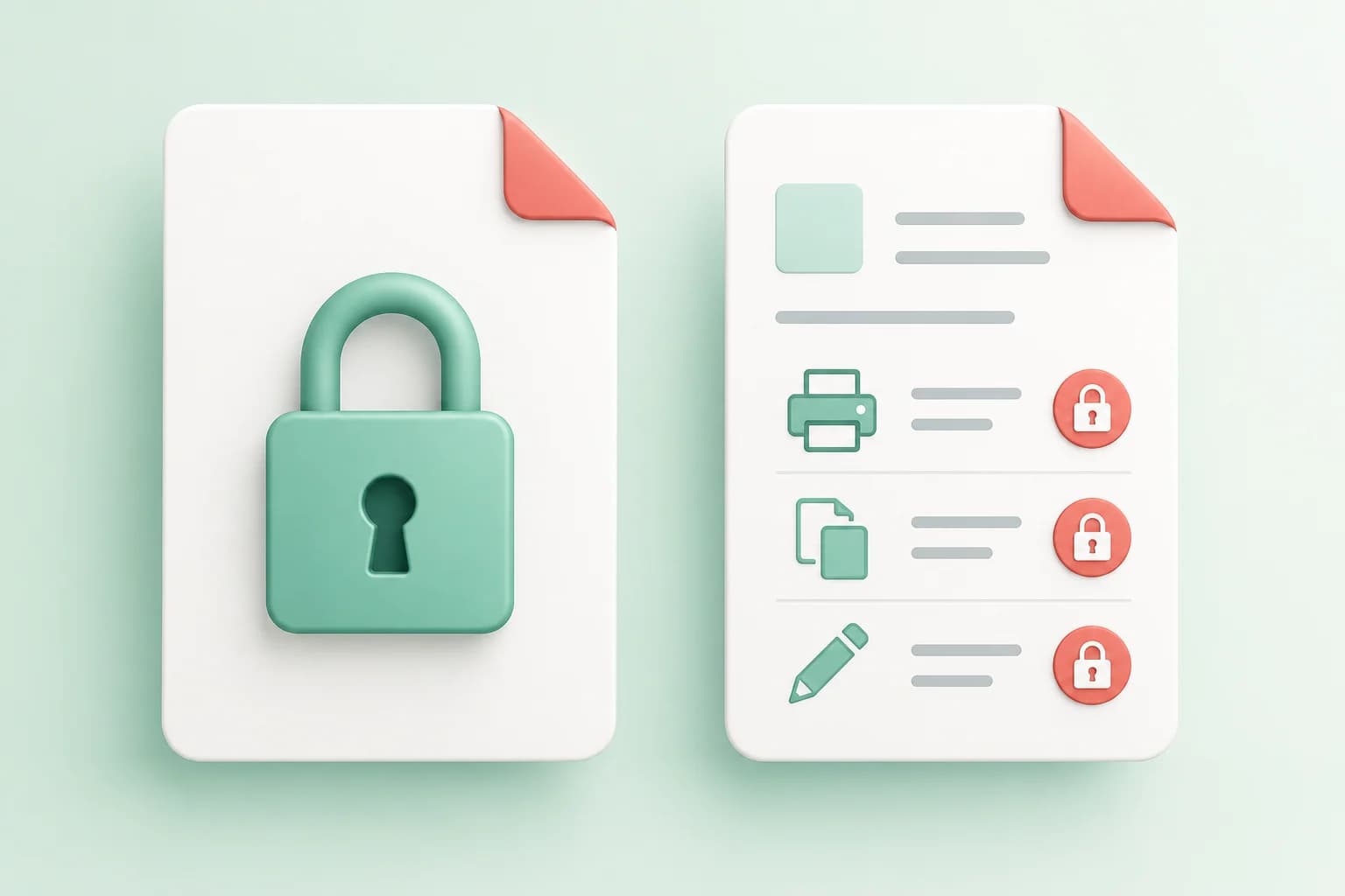 Mot de passe d'ouverture vs mot de passe de permissions sur un PDF : quelle différence ?